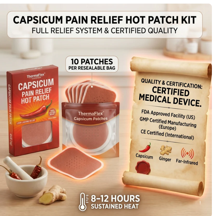 Capsicum plaster hot patch(Pack of 20)